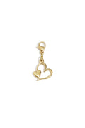 Sieraden bedel dubbele harten DIY